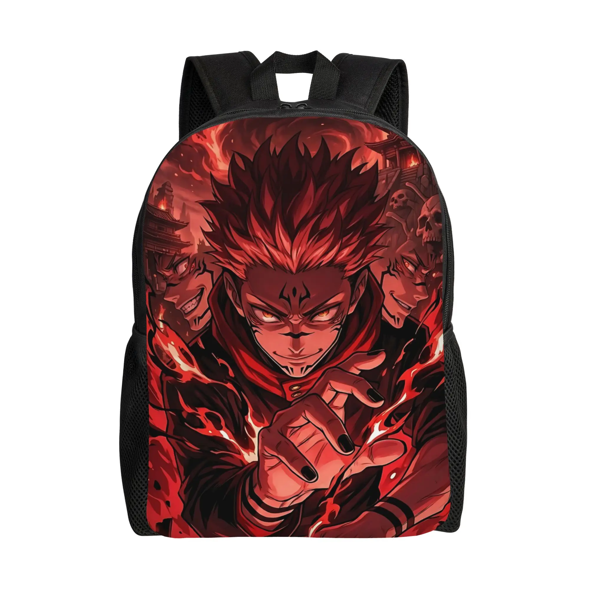 1Piece Red New School Year Rucksack J-JUJUTSU KAISENS Unisex  Backpack