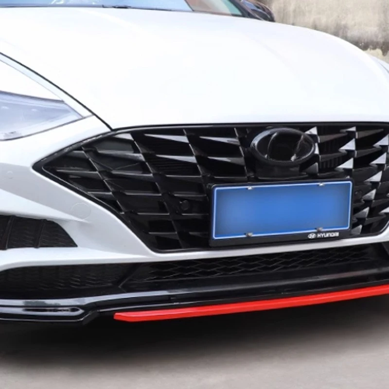 Front Bumper Lip Spoiler Splitter Shovel for 2020+ Sotana Modified Front Surrounding Collision Corner Guard Protector Racing