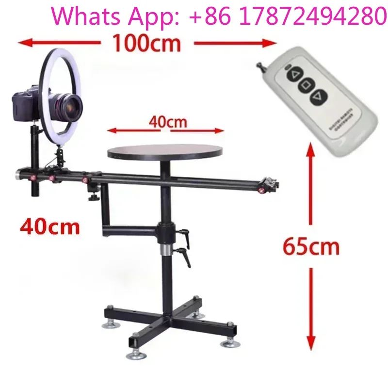 360° Product Photography Platform Photo Booth Accessory  Horizontal Vertical Rotating Turntable