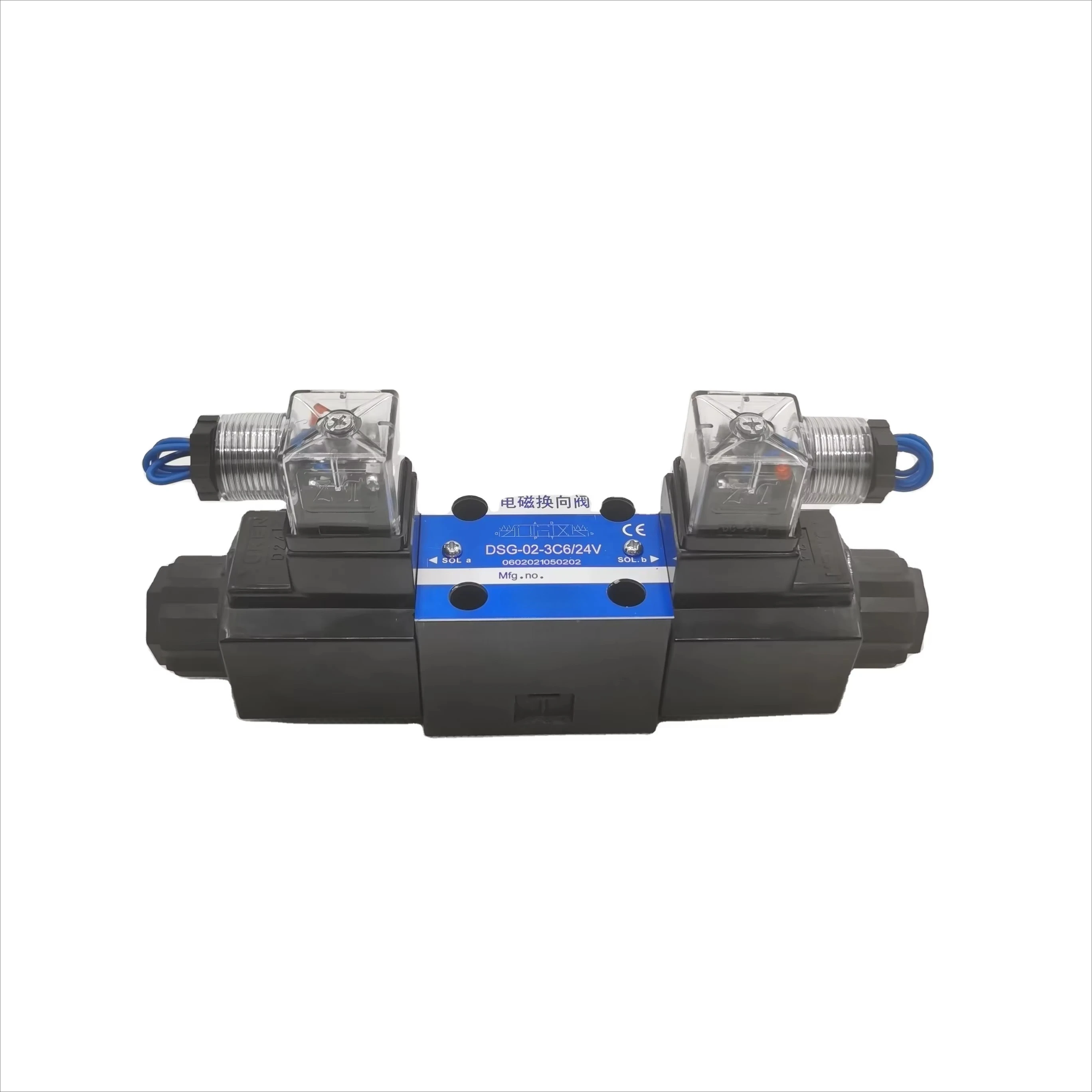 Solenoid Valve DSG-02-3C6 Hydraulic Directional Valve Cast Iron Pilot Operated Directional Control Valve