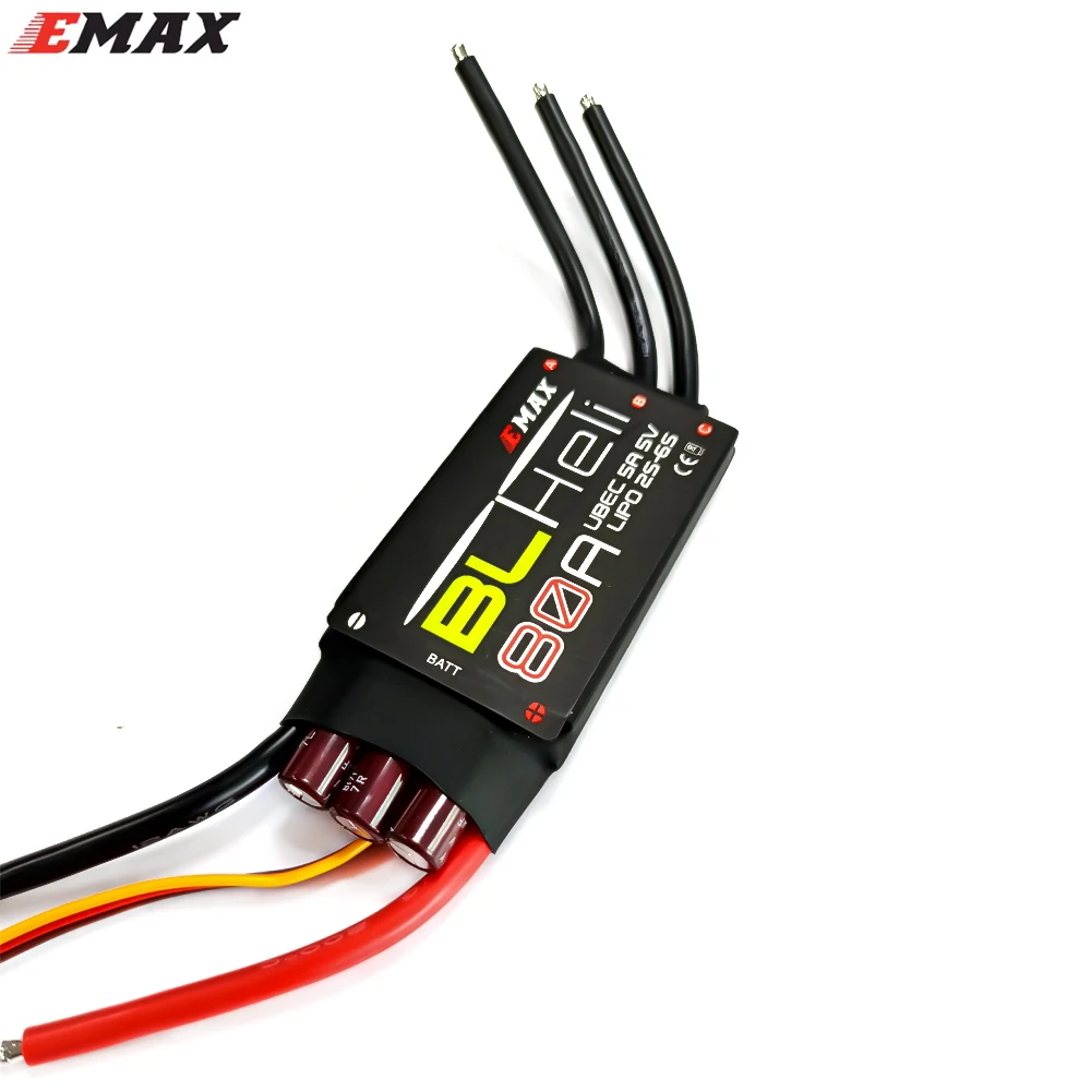 EMAX BLHeli 80A/60A/50A/40A/30A/20A/12A ESC สําหรับ RC Multirotor FIXED-Wing FPV Drone QAV250 QAV210 ของเล่นอะไหล่