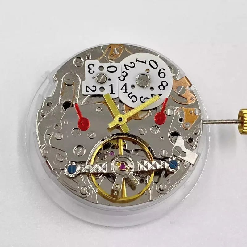 For The New Domestic Multi-functional Mechanical Movement, Five-pin 6-point Bare Balance Wheel Movement 12-point Calendar