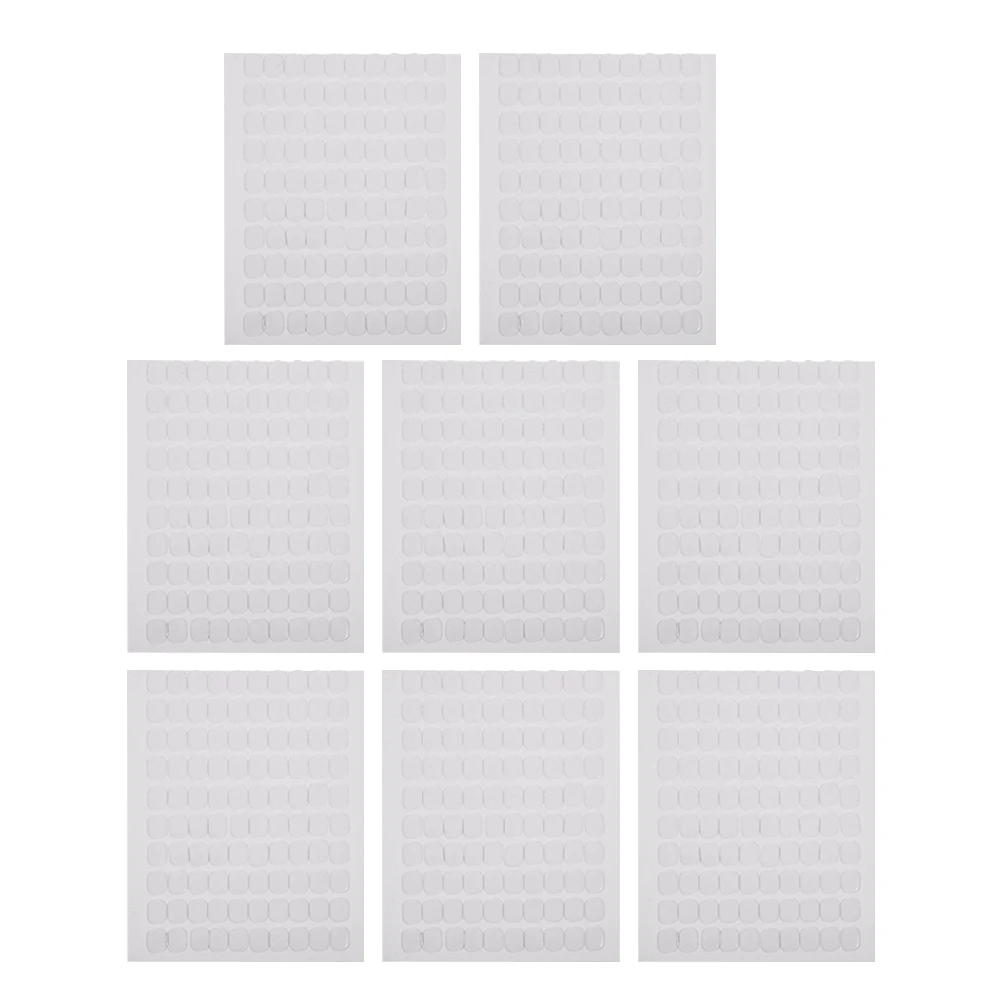 

800pcs Museum Double Sided Adhesive Tape Nano Glue Gel Clear Thumb Tacks No Trace Stickers Exhibits Figurines Mounting