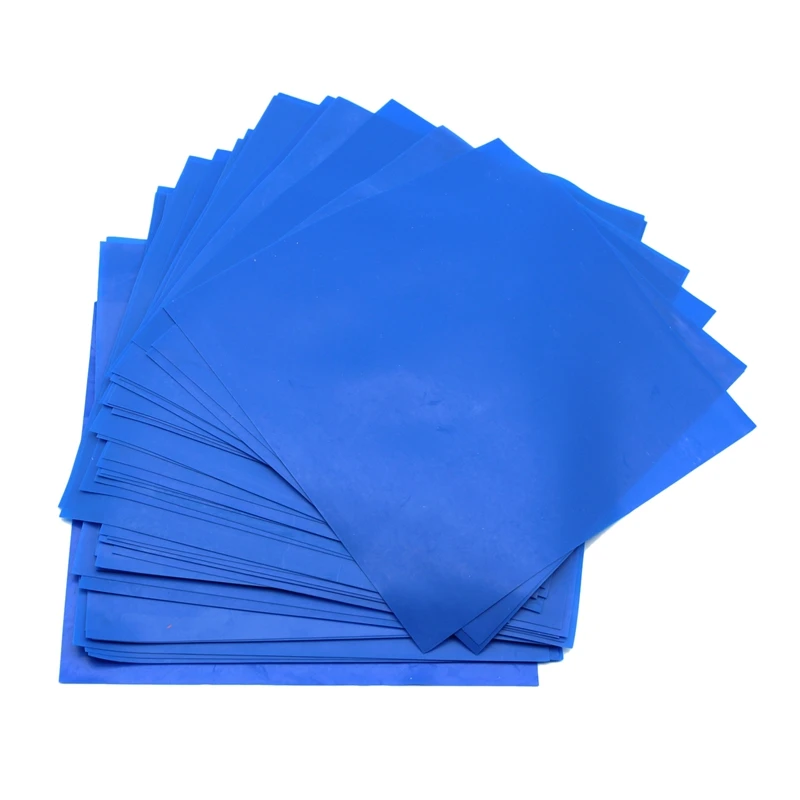 0.22mm 1box Dental Rubber Dam Sheet Natural Latex Rubber barrier Dams Blue color Teeth Whitening For Adult dental Supplies