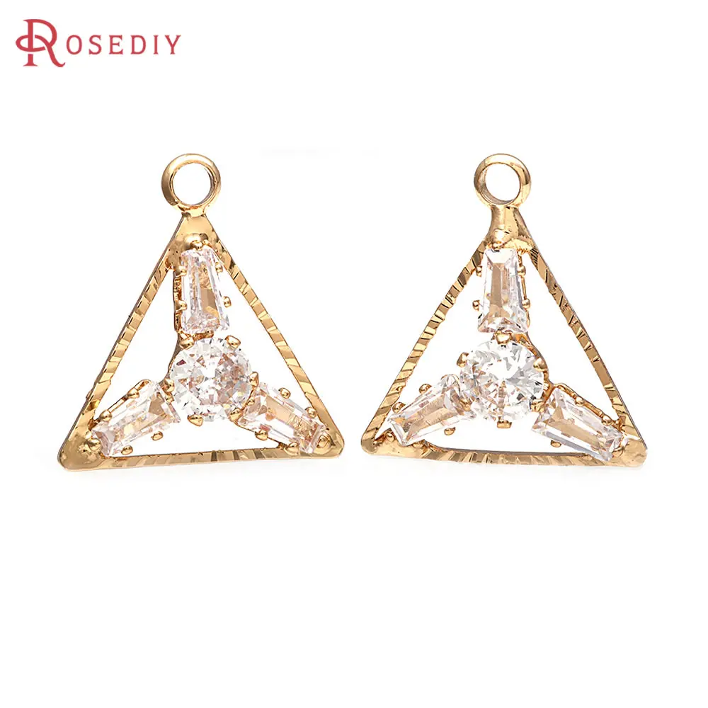 18K Gold Color Bras… - image