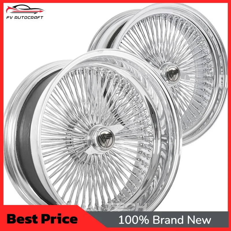 【2026】XINLAI Custom Chrome Forged Wheels 20x8.5 22x9 24x10 5x112 5x114.3 5x120 High Polish Wire Spoke Rims For Impala Lowrider