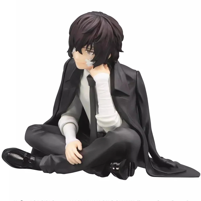 Anime Bungo Stray Dogs Action Figure Model Cute Dazai Osamu Figure Nakahara Chuya Figurine PVC Collection Toys for Children Gift