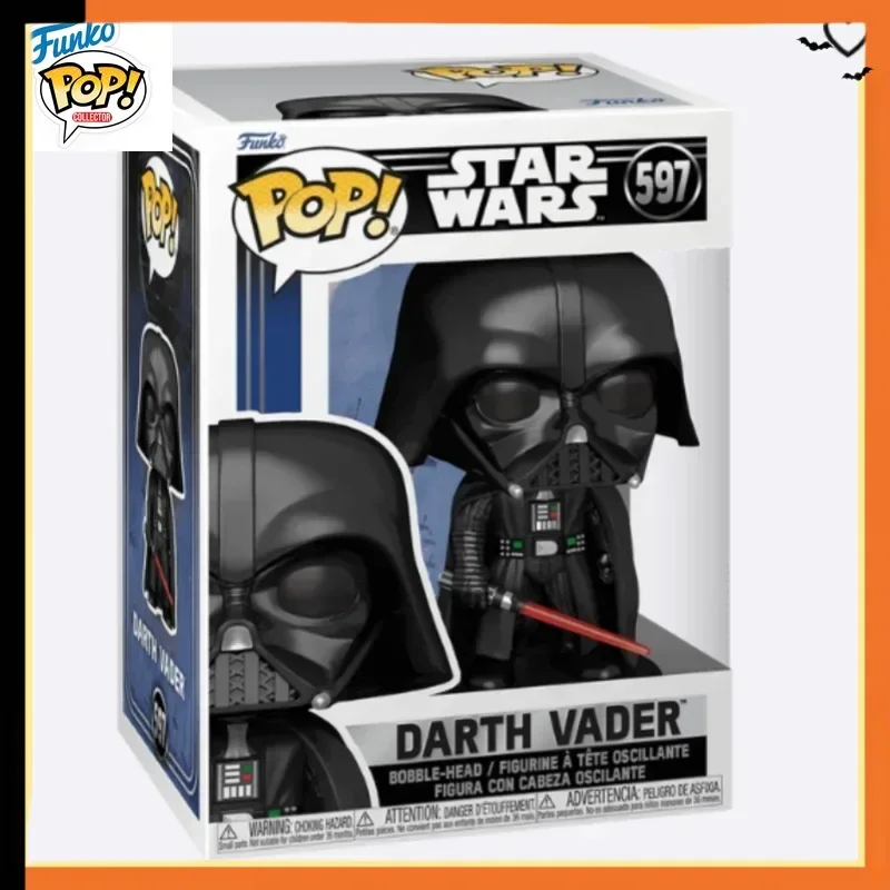 Funko Pop! Star Wars Princess Leia & Darth Vader Vinyl Figures Set - Anime Cartoon Action Figures Collectible Toy Gift - Image 4