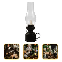 Electronic Kerosene Lamp Decorative Oil Lantern LED Lamps for Indoor Use Retro Flameless