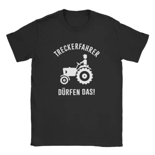 Neu Treckerfahrer Dürfen Das Lustiger Spruch Traktor Unisex-Geschenk T-Shirt