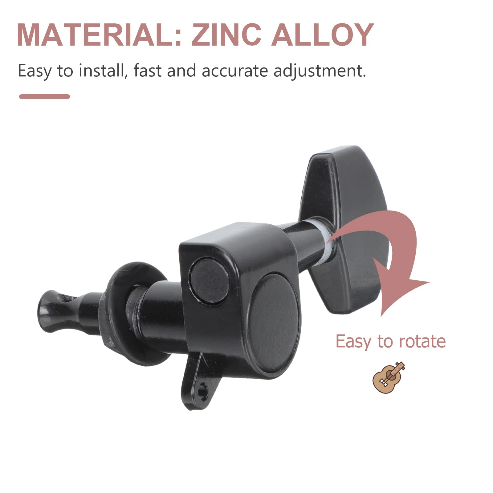 

6pcs Guitar Tuning Pegs Replacement Parts For Electric Acoustic Guitar Professional Accessories Instrument Components