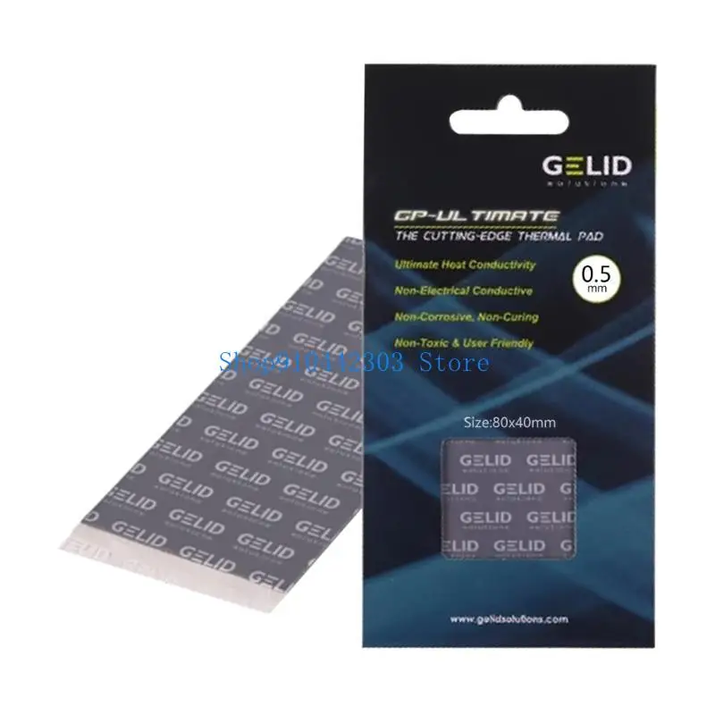 

L4MD Heatsink Pad Slip proof Silicone Heat Transfer Pad Enhanced Thermal Managemen