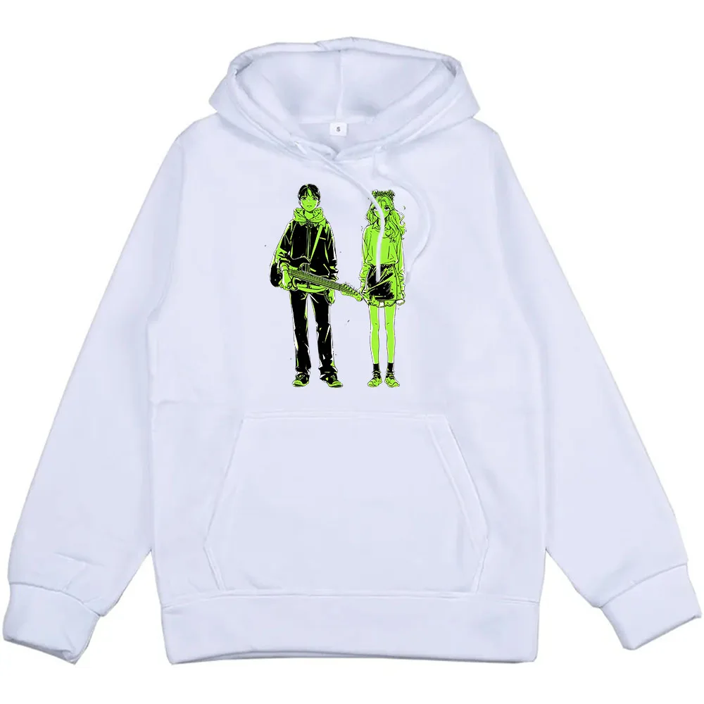 Funny Cartoon Graphic Hoodies The Guy She Was Interested in Wasn't A Guy At All Sweatshirts She Wasn't A Guy Manga Print Clothes