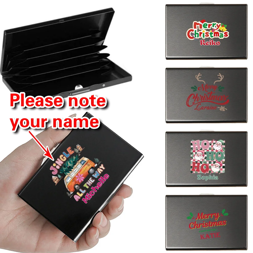 

Алюминиевый металлический держатель для визитных карточек Ультратонкая коробка для визитных карточек Коробка для хранения офисного стола