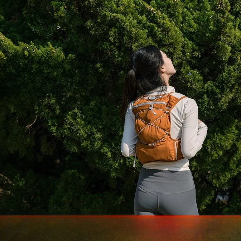 2025 New Outdoor Running Sports Backpack Lightweight Bicycle Student Riding Bag Simple Double Shoulder Bag Mountaineering Bag