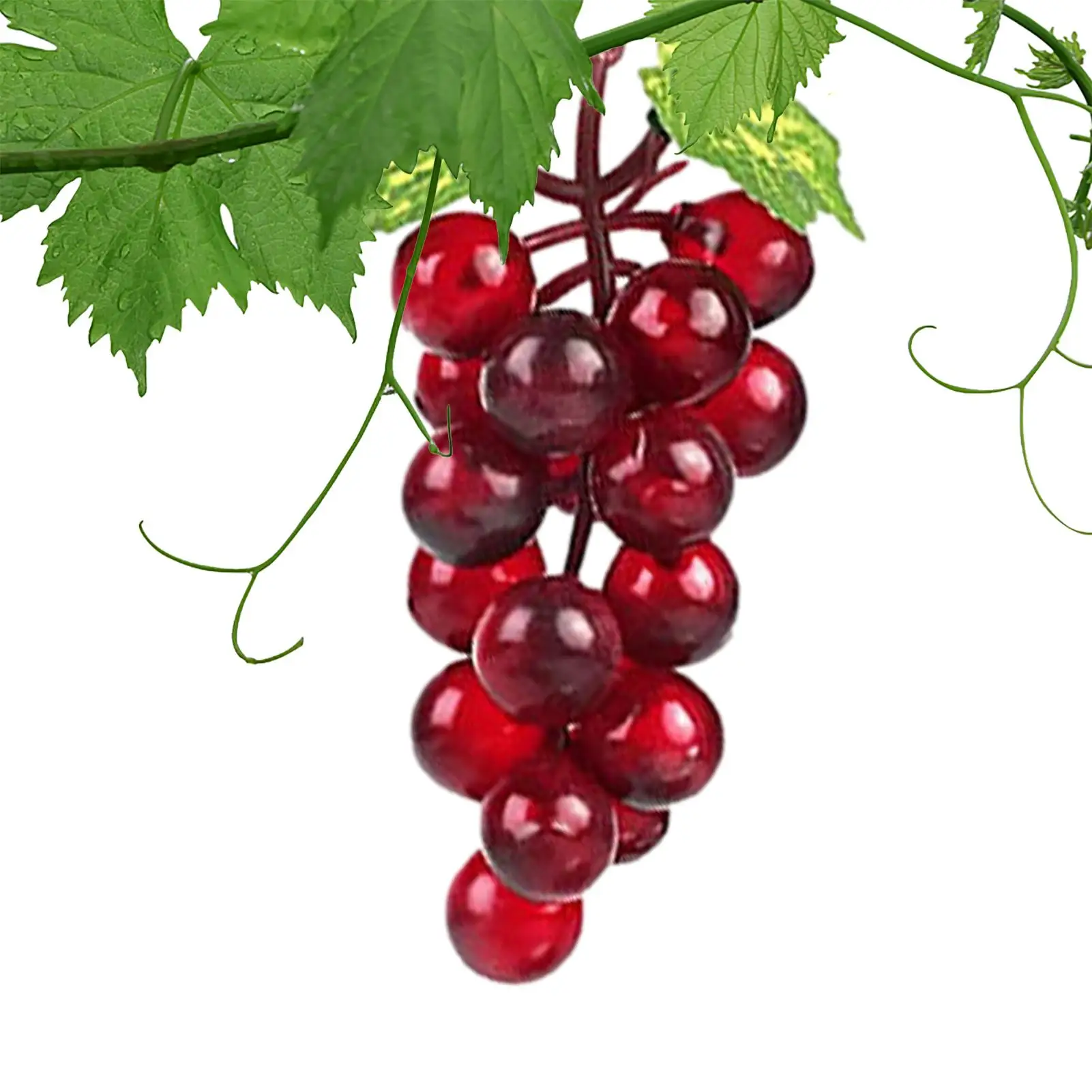 13CM Simulation Grape Plastic Fruit Fake Fruits Photo Props Artificial Grape Fruit Shop Display Model Ornaments Home Decor