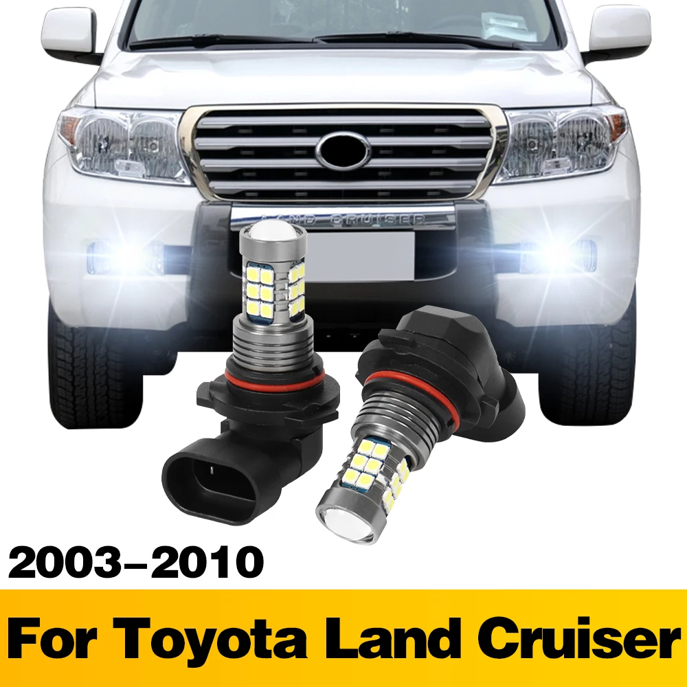 

2Pcs LED Lamp Car Front Fog Light Accessories For Toyota Land Cruiser 2003 2004 2005 2006 2007 2008 2009 2010