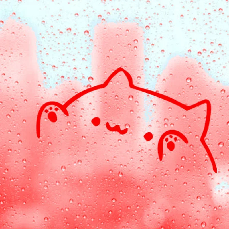 Car Body Sticker Bongo Cat Vinyl Car Styling Accessories Auto Bumper Decal Length Cover Scratches Custom Stickers Products,15cm