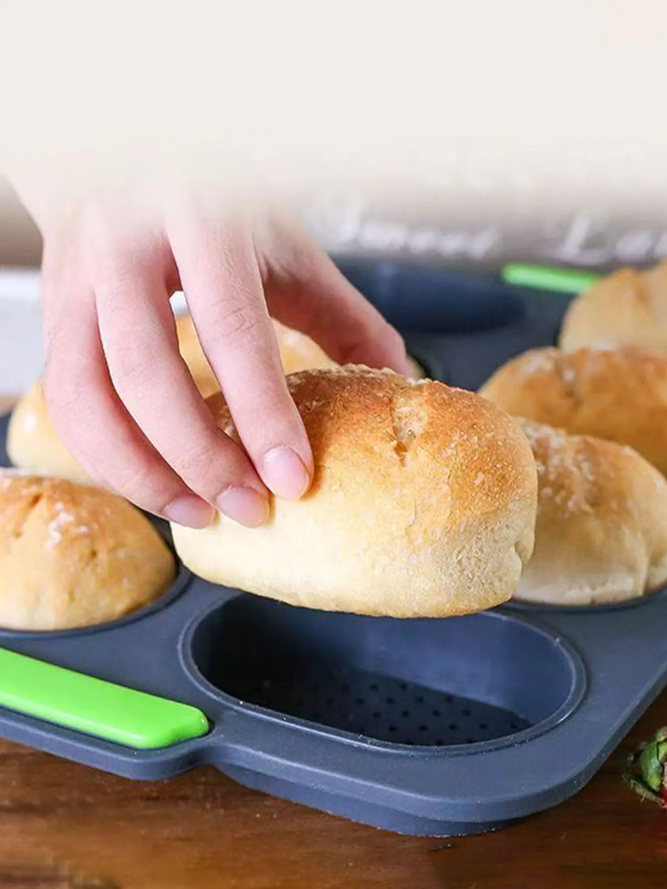French Bread Baguette Mold Food-Grade Silicone Oval Long Cake Mold Baking Tray Non-Stick Household Oven 1Pcs