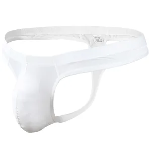 Feste Männer G Schnüre Tanga Seideneis sexy schwule Sissy Tanga Hombre Jockstrap Penisbeutel Feine Kleidung Innenarmer Männer 10 Hauptverkäufe Sissy Höschen - №7