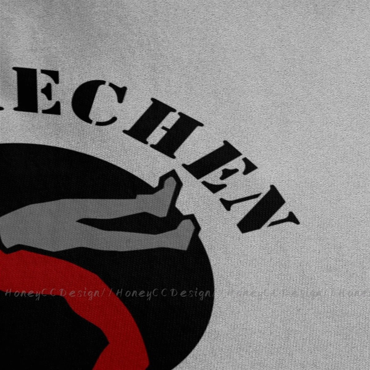 Men TShirt Wrestling Throw Unisex Clothes Shirt Design Chechnya CHECHEN O Neck Cotton T-Shirt Plus Size