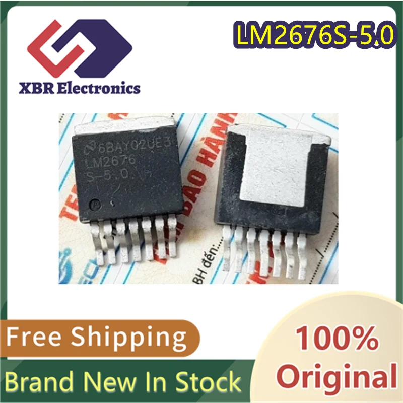 

(5/50 pieces) LM2676S-5.0 LM2676S LM2676 TO-263 Buck Linear Power Switch Regulator Chip IC 3A 5V New Original Free Shipping