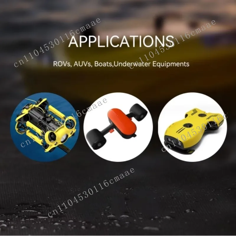 DW20 48V 910W 350M Electric Remote Control Underwater Thruster Remote Control Boat 20kg Brushless Motor