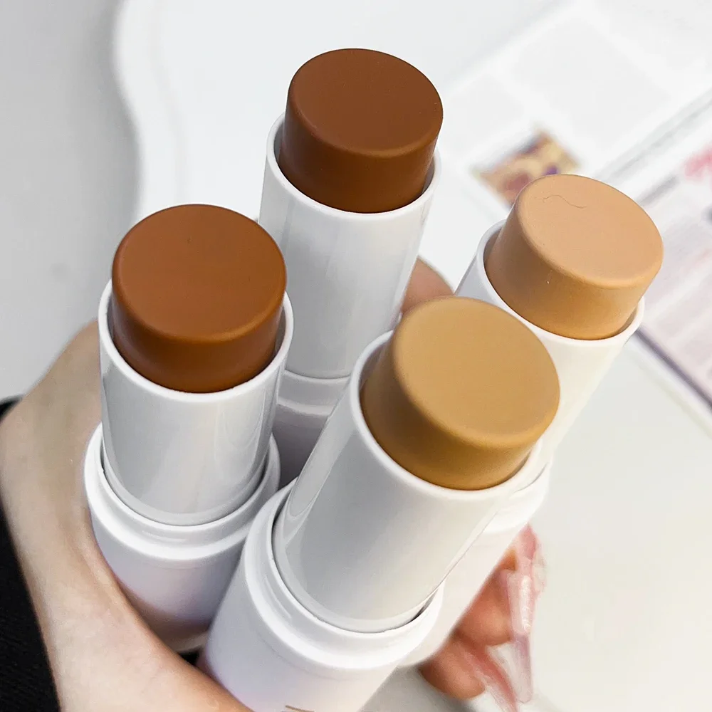 Multifunctional Bronzer Highlighter Stick Waterproof Contouring Cream Corrector Illuminator for Brightening Women Contour Makeup