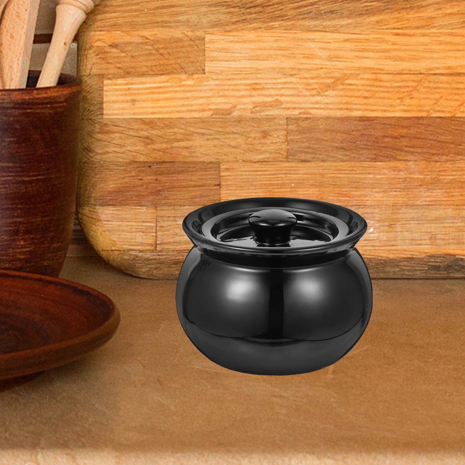 

Ceramic Soup Household Stew Pot Kitchen Steaming Heat Resistant For Home Restaurant Use Soup Bowl With Lid Ceramic