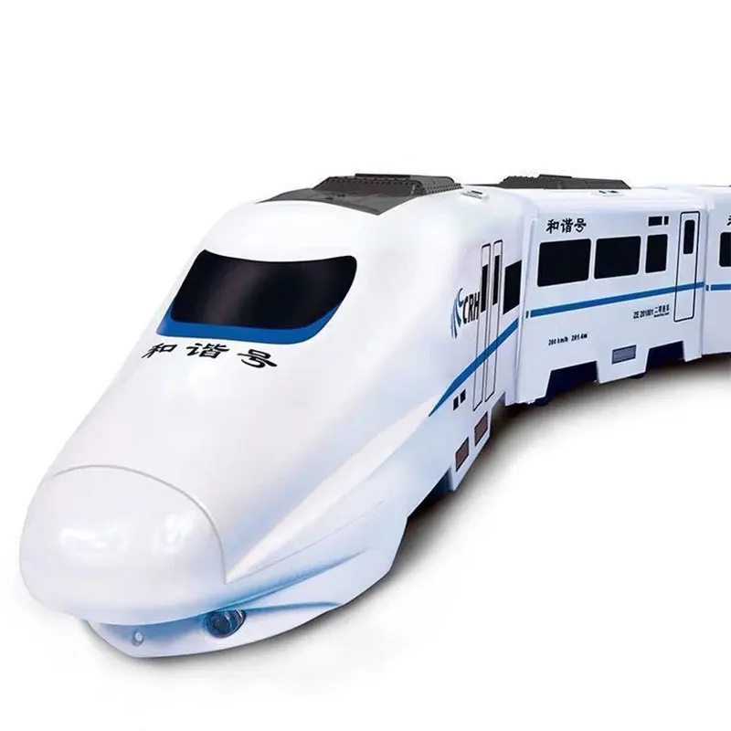 Children's Electric Simulated High Speed RailToy Train Light Music Universal Driving Simulation Harmony EMU High-speed Rail Toy