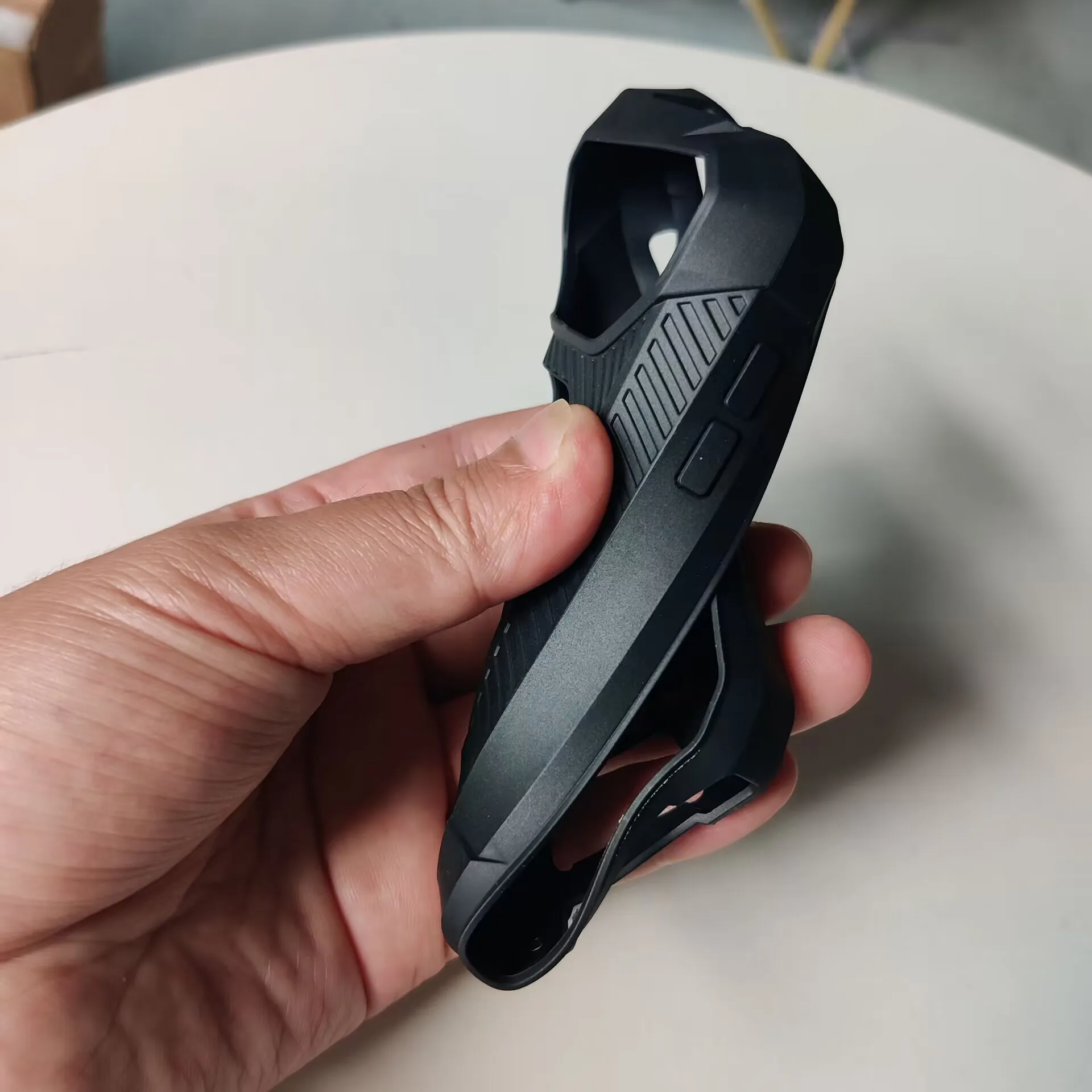 Official Original Luxury Silicone Case Phone Case for Unihertz Tank Mini 4.3inch Cell Phone Black Cover