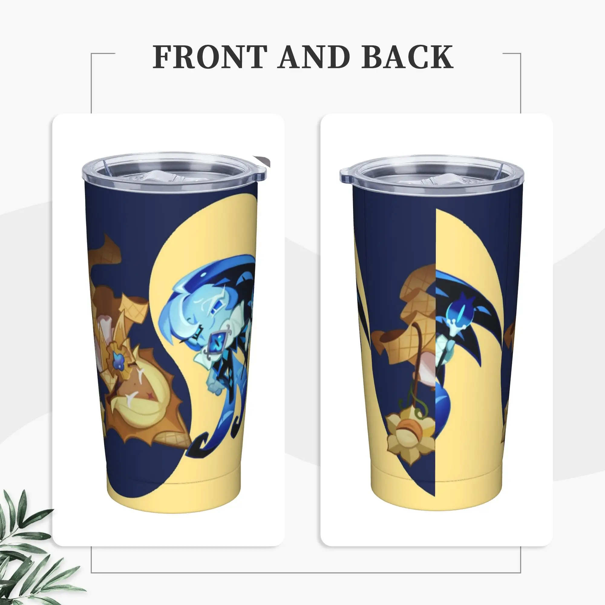 A Game of Truth and Deceit Tumbler Vacuum Insulated Cookie Runs Kingdoms Cups Stainless Steel Double Wall Mug Water Bottle, 20oz