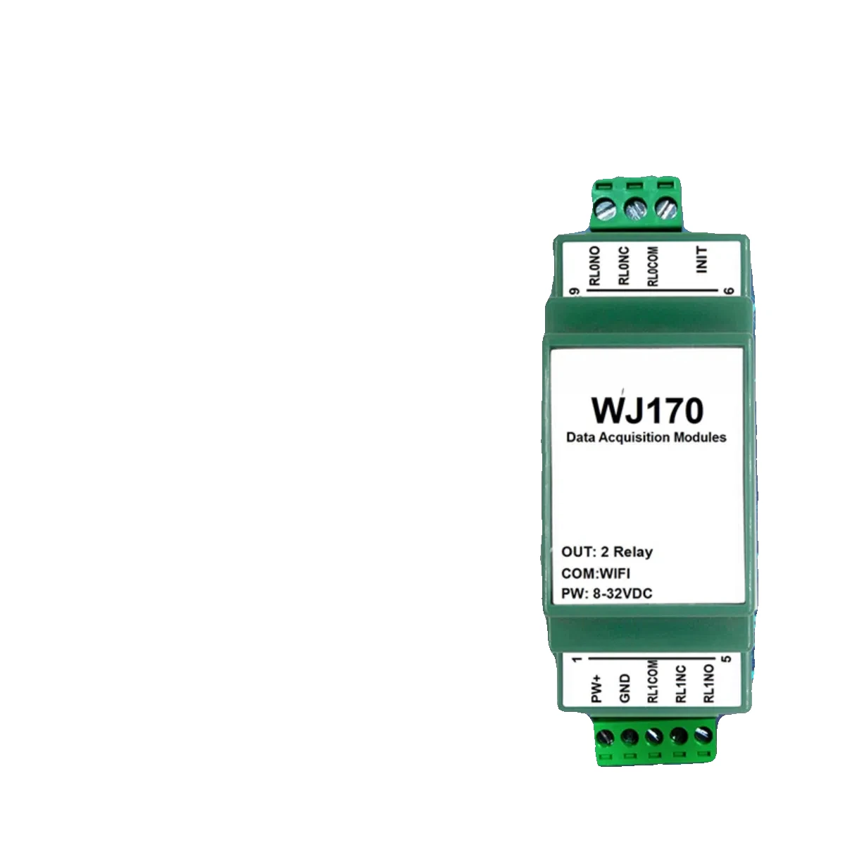2 relai lakukan Output Modbus TCP dan MQTTWiFi modul Server UDP