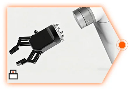 Force Control Gripper for Automation Robots and Cobots, Collaborative Robotic Gripper for 3C Industry Applications view 4