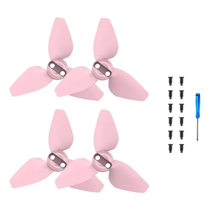 

Цветные быстросъемные пропеллеры - 2 пары легких вентиляторных лопастей с винтами и отверткой для DJI Neo