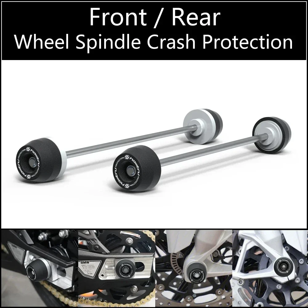 

Front Rear wheel Spindle Crash Protection For BMW S1000R S1000RR M1000RR 2013-2023 / S1000XR S1000XR TE 2020-2023