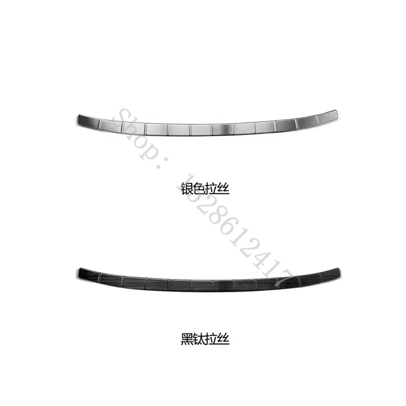 

Задний Стайлинг для Volvo V90/V90 CC 2017 ~ 2024, автомобильные аксессуары, защита заднего бампера из нержавеющей стали, накладка на порог багажника, накладка на порог