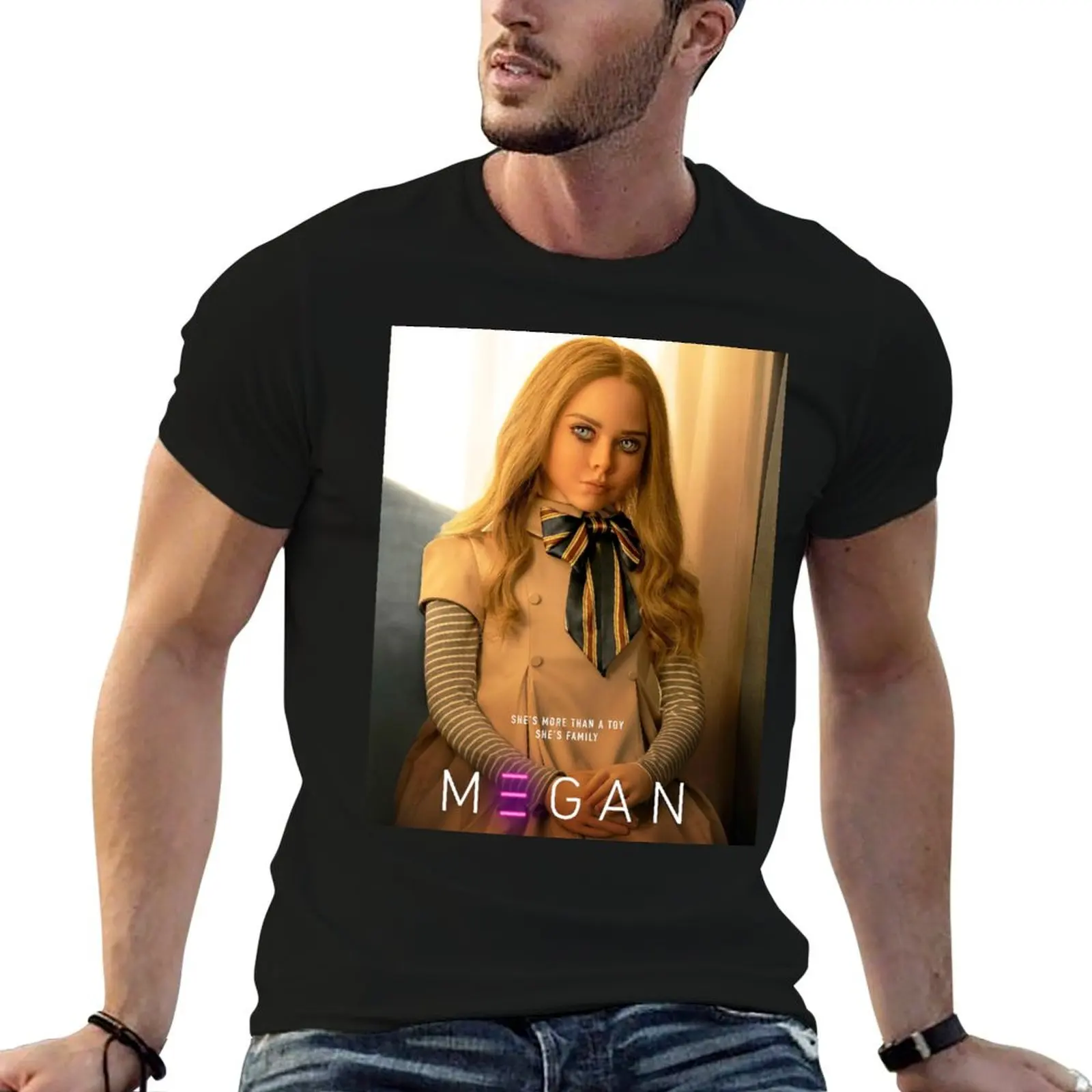 

M3gan T-Shirt t shirts for man pack cotton man t shirt luxury man t shirt graphic T-Shirt