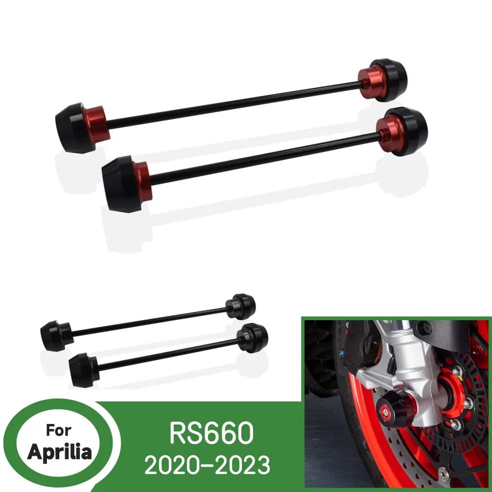 

RS660 Front Rear Wheel Fork Slider Protector For Aprilia RS 660 2020-2023 Motorcycle Crash Axle Pad Accessories