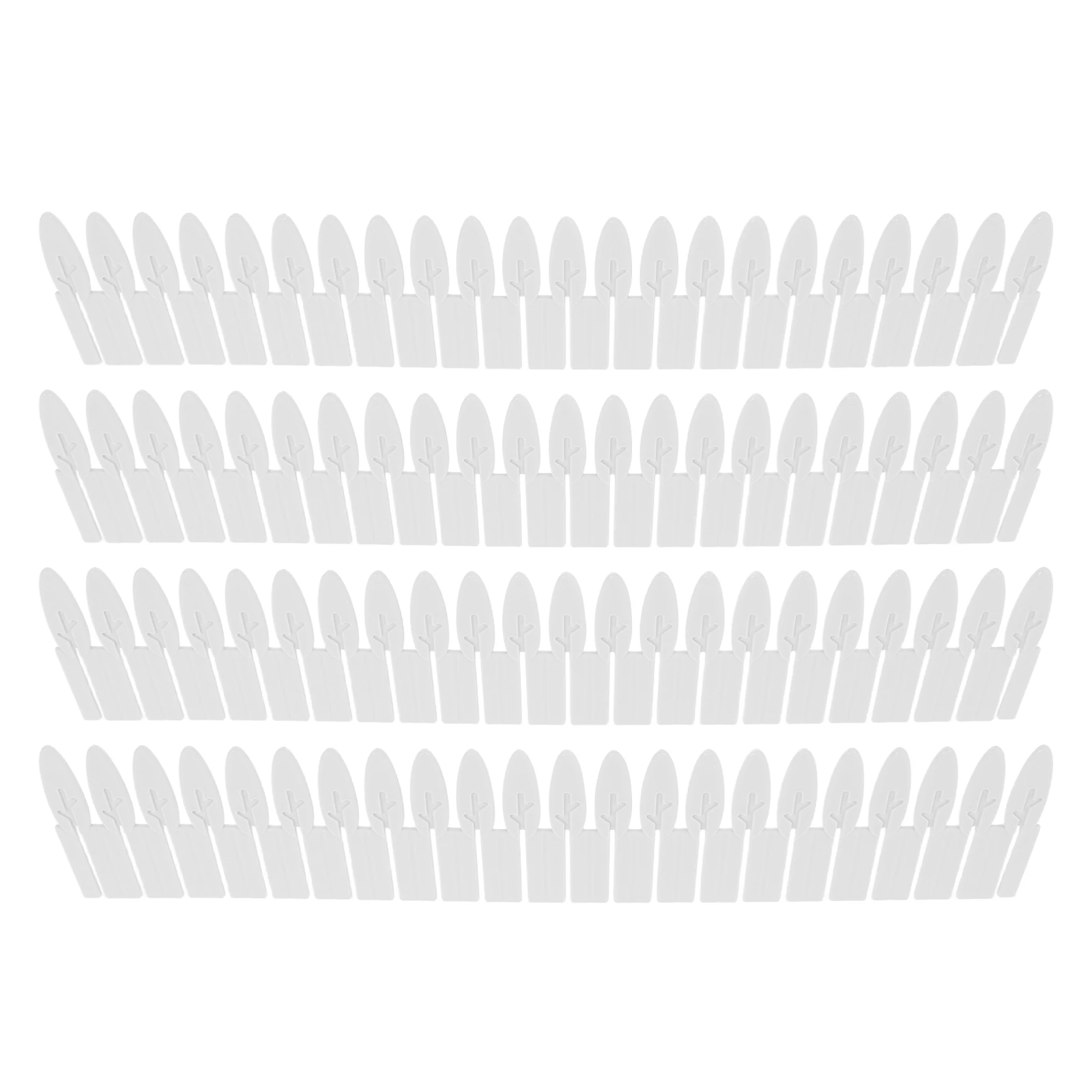 

4 Pcs Drawer Dividers Adjustable Classification Boards for Clothes Closets Wardrobes Plastic Material Household ganizer Storage