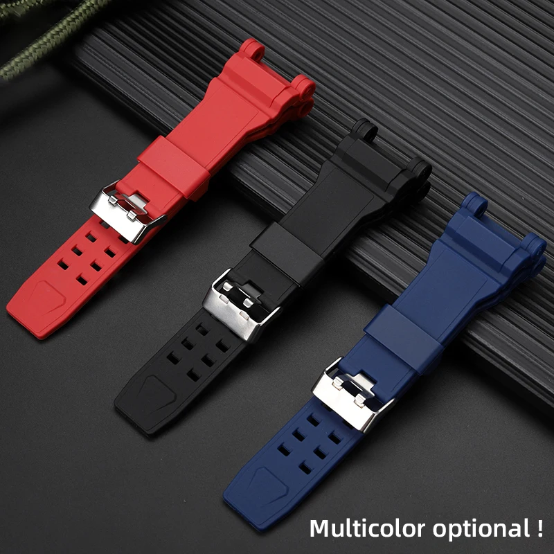 For Casio GR B200 strap Gravitymaster GR-B200 watch strap bracelet waterproof silicone watchband TPU strap Red Blue Black Tools