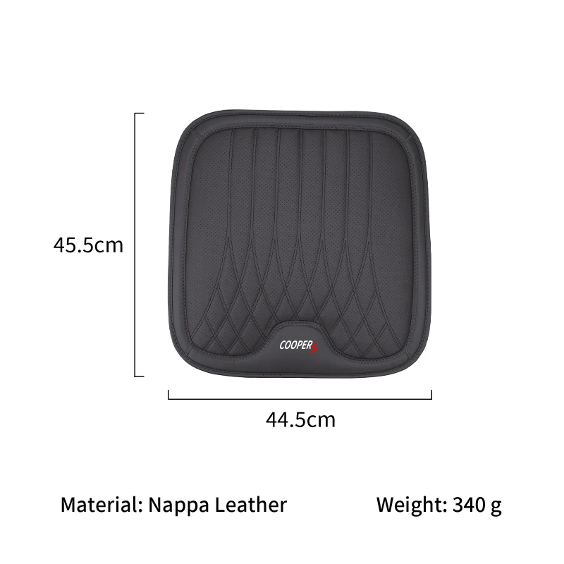 Car Accessories Seat Cushion Front Rear Ice Silk Booster Pad For MINI Cooper One JCW Countryman Clubman Cabrio Paceman R60 R57 R