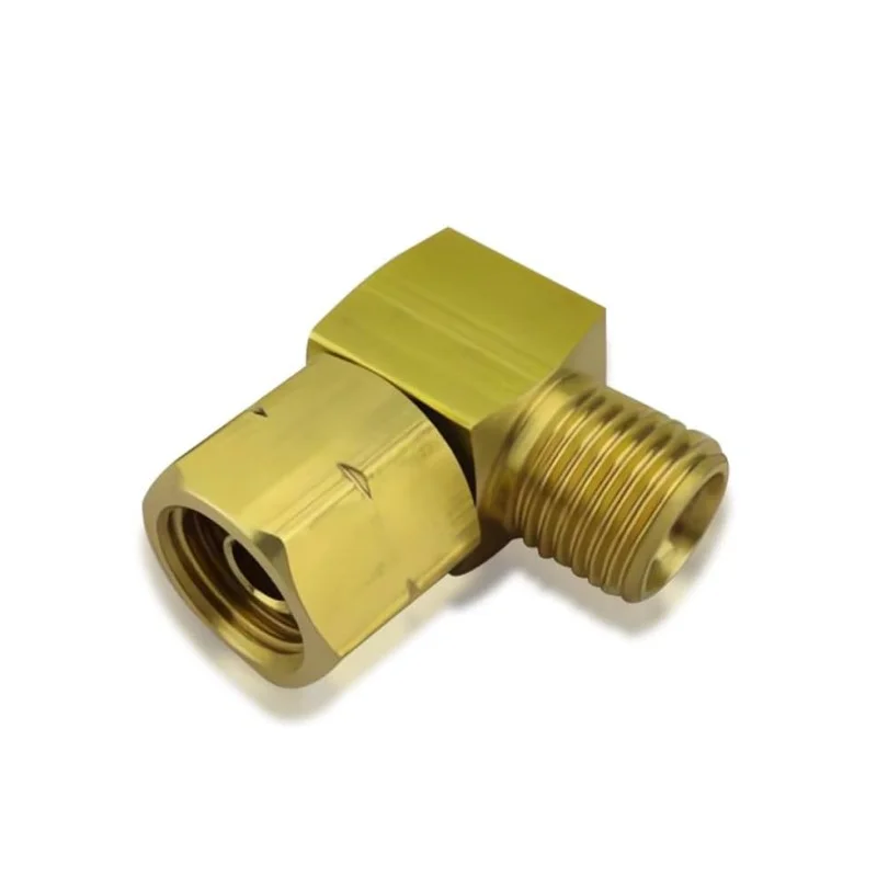

1/4" Elbow Gas Connection Stove Gas Hose Brass Propane Elbow Angle 90 Degree Pipe Fitting ﻿Used For RV Camping Vehicles