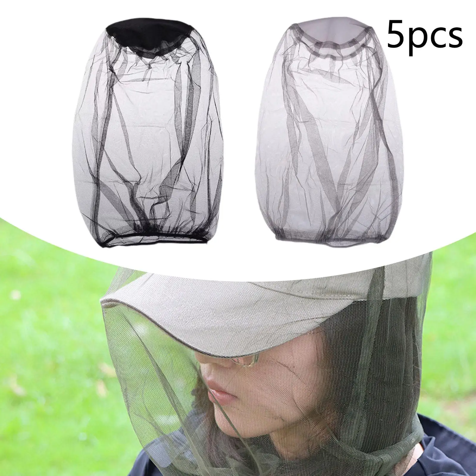 10x Head Net Mesh Neck Fly Netting for Men Women Fishing Outdoor