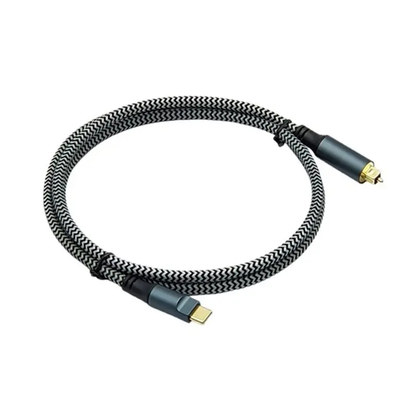 

FULL-Plated Connectors Braided USB-C To Optical Audio Cable 3 Meters For/Soundbar, Speakers