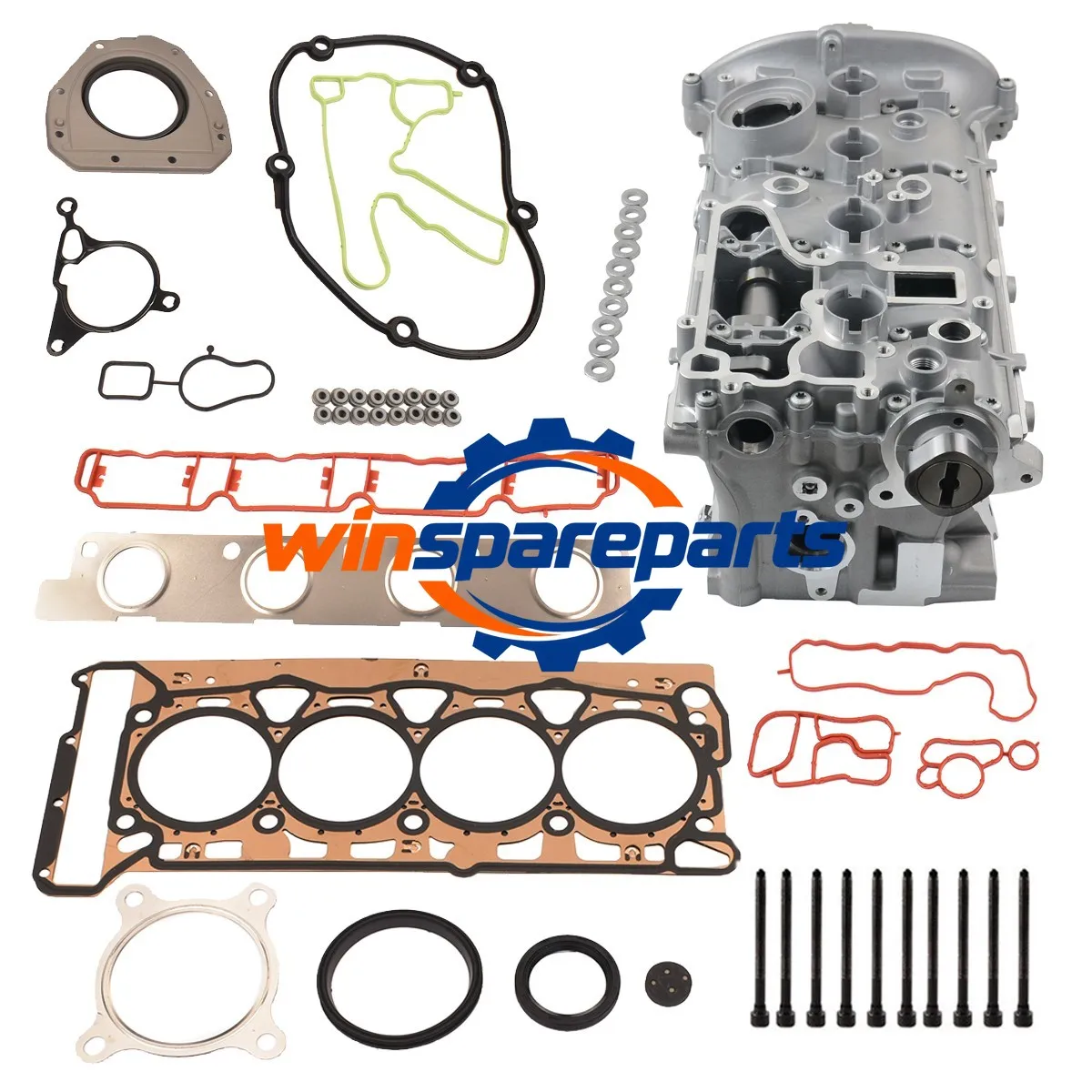 Complete Cylinder Head Gasket Bolts Kit Fits Audi VW Passat Jetta 2.0 T CCT CCZ