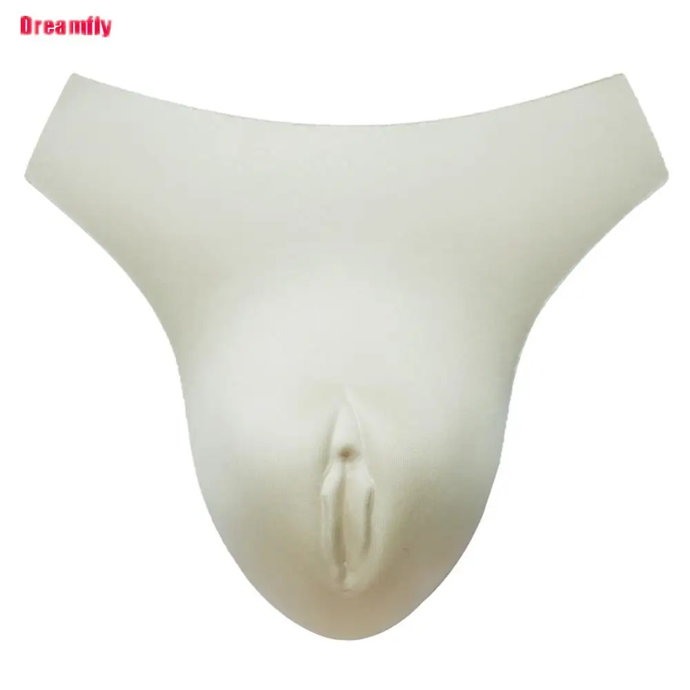 Men Sissy Fake Vagina Camel Toe  Insert Padded Panties Hiding Gaff Panty Thong For Transgender Crossdresser Shemale