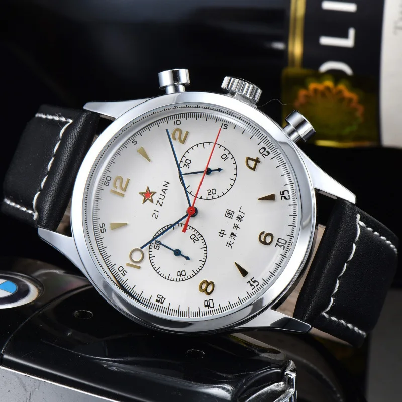 Premium 2026 Couple's 5-Hand Quartz Watch, Arabic Dial & Glass Crystal, Multi-Purpose, Great Gift.