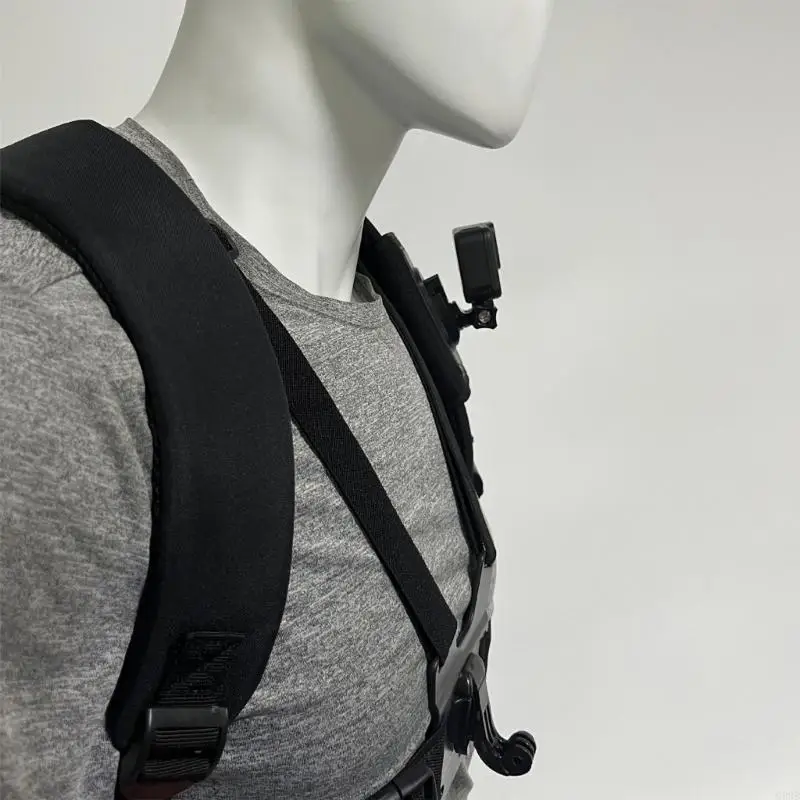 G99B Adjustable 360 Rotating Action Camera Holder Strap Mount Quick Detach Mechanism
