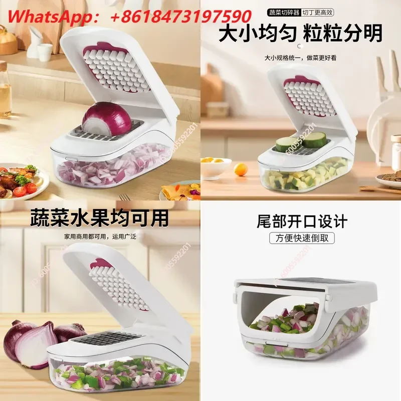 Multifunctional Grater Kitchen Dicer for Onions Fruits Vegetables Home Use